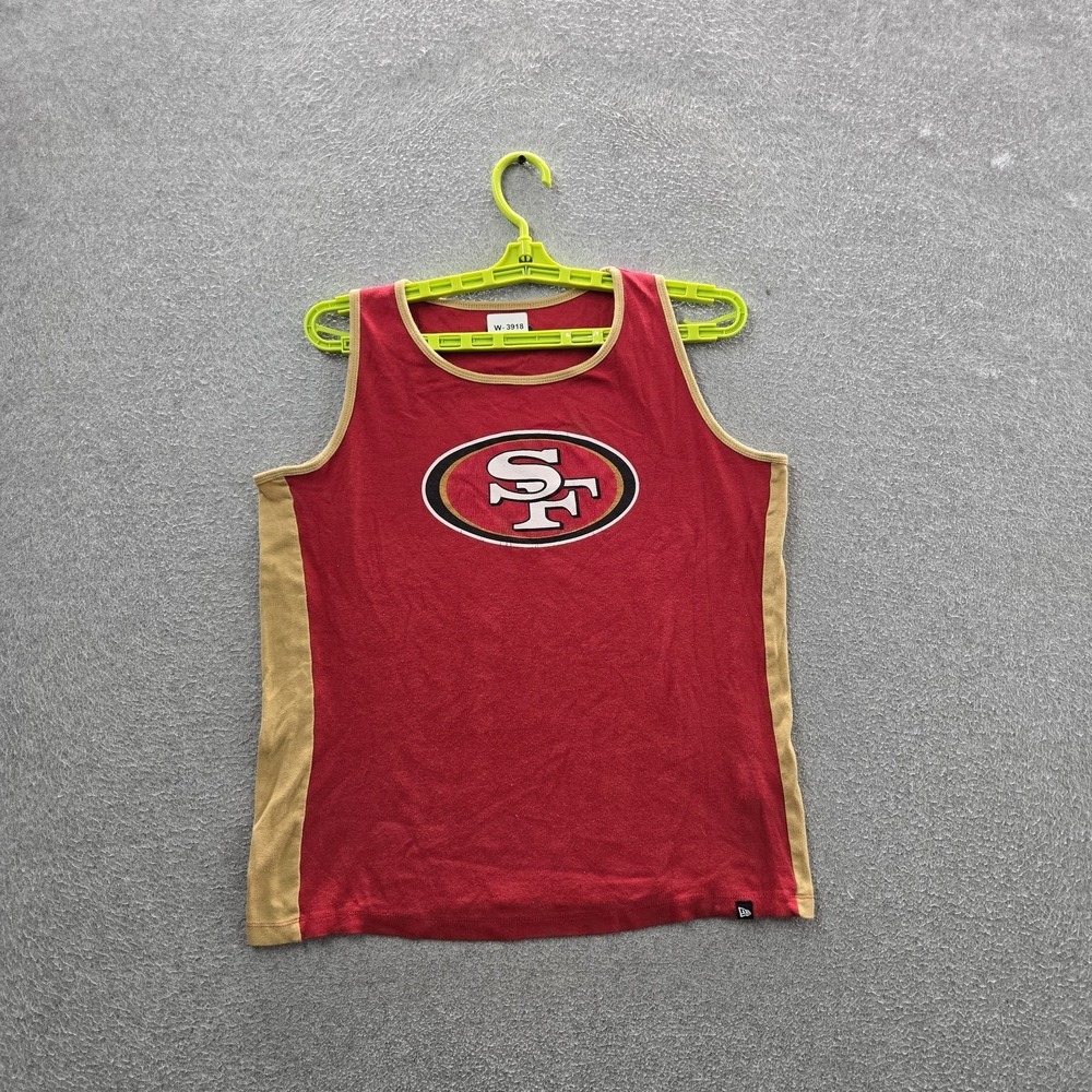 San Francisco 49ers‎ Women Tank Top M Red Team Apparel Logo Activewear